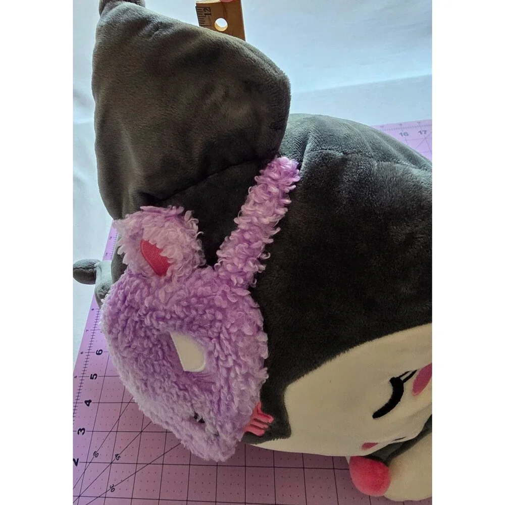 Hello Kitty Kuromi 23-inch Sleeping Plush - Officially Licensed Sanrio Product